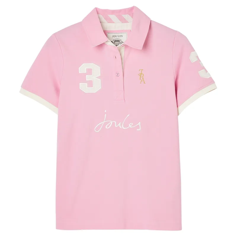 Joules Beaufort Polo Shirt - Light Pink